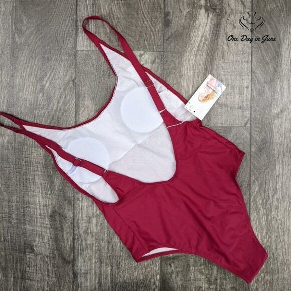Prettygarden U Neck One Piece Swimsuit Size S - Picture 4 of 4